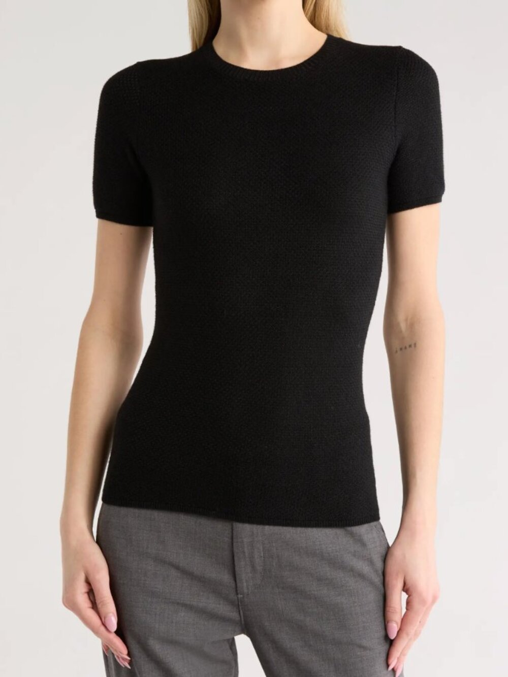rag & bone | Adiana Wool Blend Short Sleeve Sweater